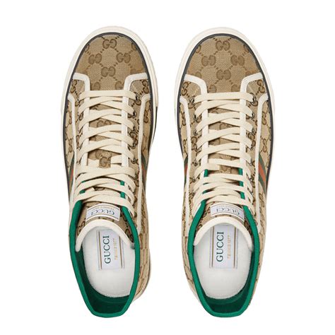 gucci flower tennis shoes|Gucci tennis shoes men's.